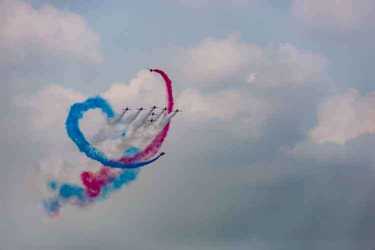 The Red Arrows are returning to Falmouth.