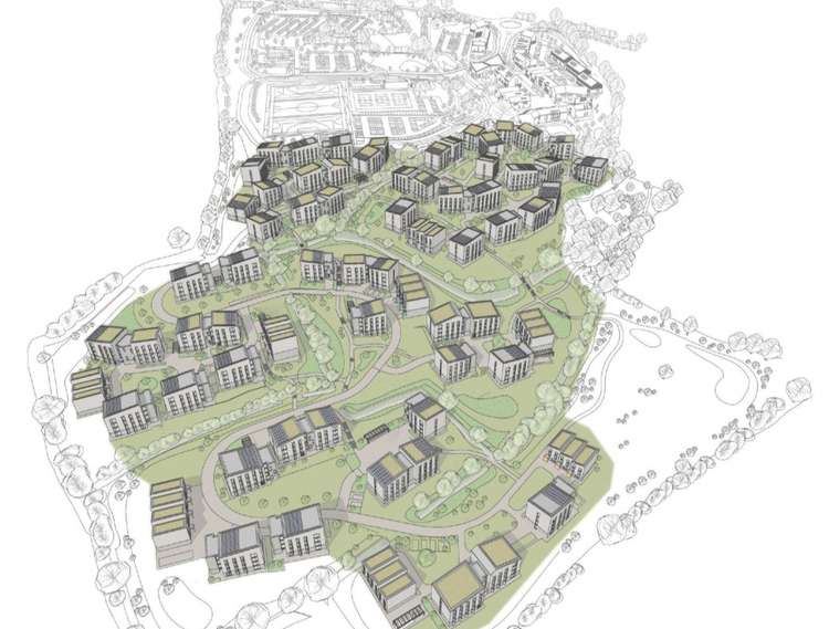 Design of the student village courtesy of Cornwall Council.