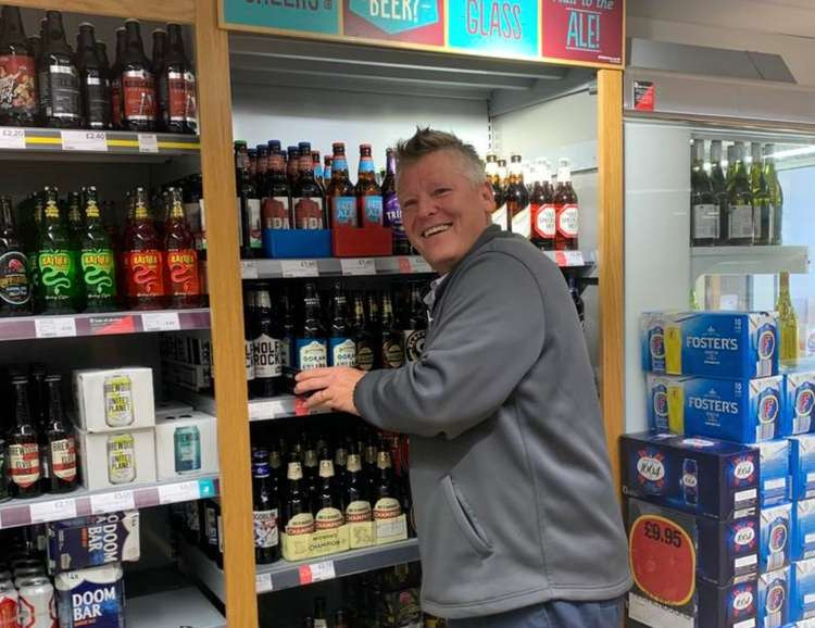 Glynn Wilkinson, Falmouth store manager. Glynn Wilkinson, Falmouth store manager.