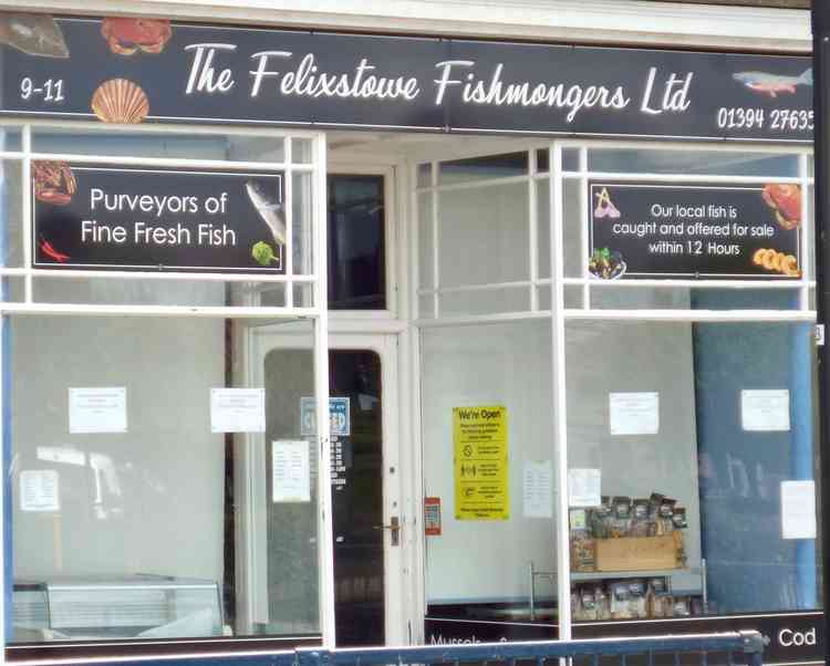 Felixstowe Fishmonger's is open