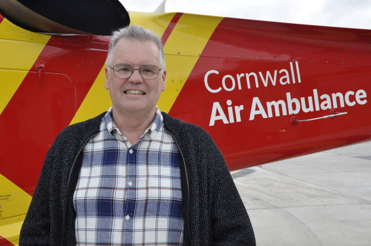 Chris Barendt, Penryn, survived a cardiac arrest. Photo credit: Simon Stuart Miller.