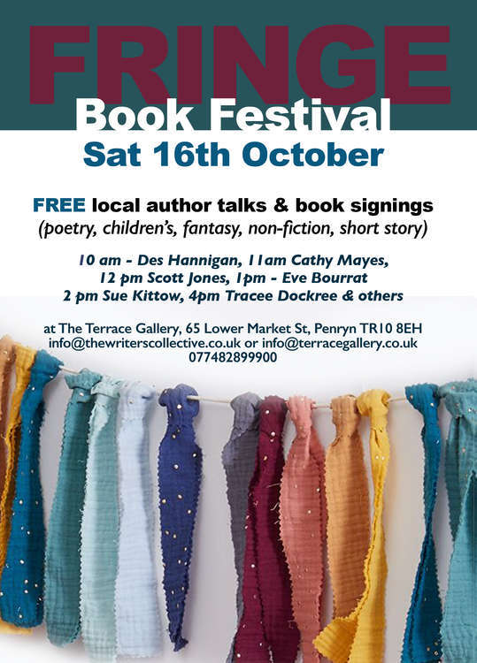 Falmouth Book Festival launches this weekend.