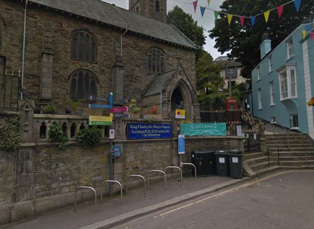 Church of King Charles the Martyr, Falmouth. Credit: Google.