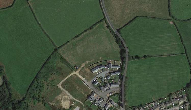 The site in Constantine where Coastline Housing has applied for permission to build 25 affordable homes (Image: Google).