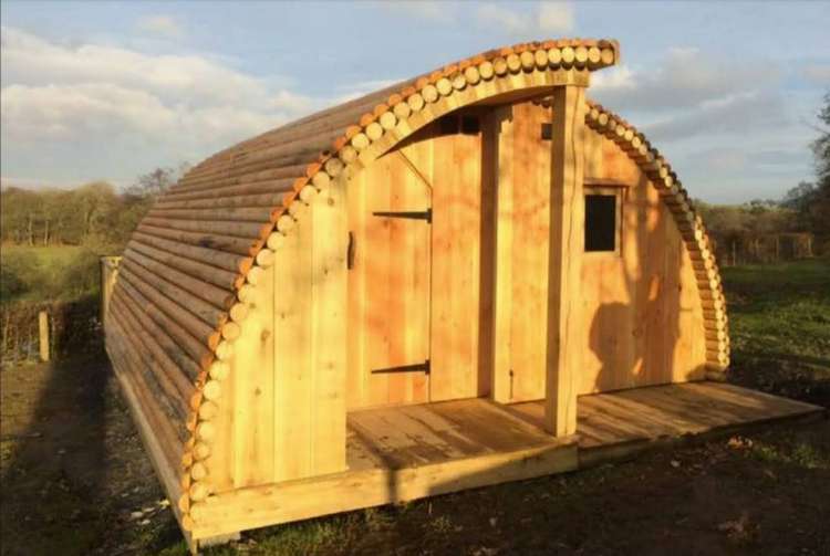 A photo of the type of glamping pods which will be used at the site in Ponsanooth which has been granted planning permission.