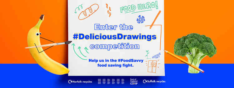 Food savvy youngsters aged four to 11 can get drawing