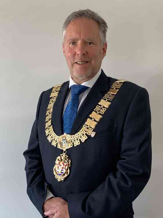 Newly elected Felixstowe Town mayor Mark Jepson