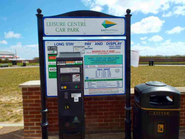 Felixstowe car park charges return on Bank Holiday Monday