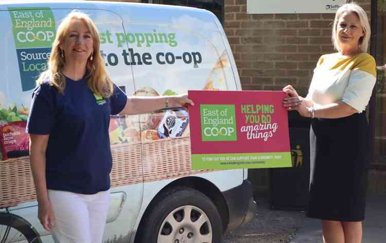 Lynn Warner, Events Manager - East of England Co-op and Nikki Hulse, Business Development Manager – Suffolk Libraries        ([picture credit: East of England Co-op)