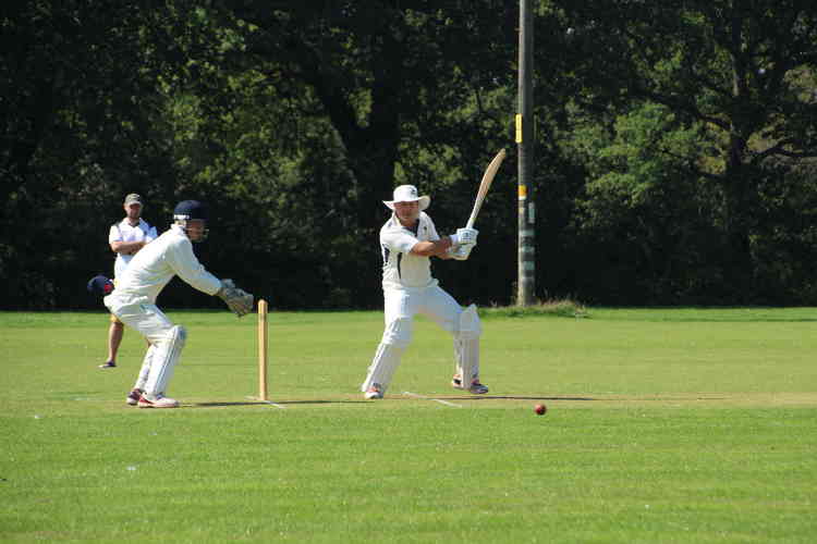 Curtis Wingren on his way to an unbeaten 124 in the 1sts loss to Monkswood