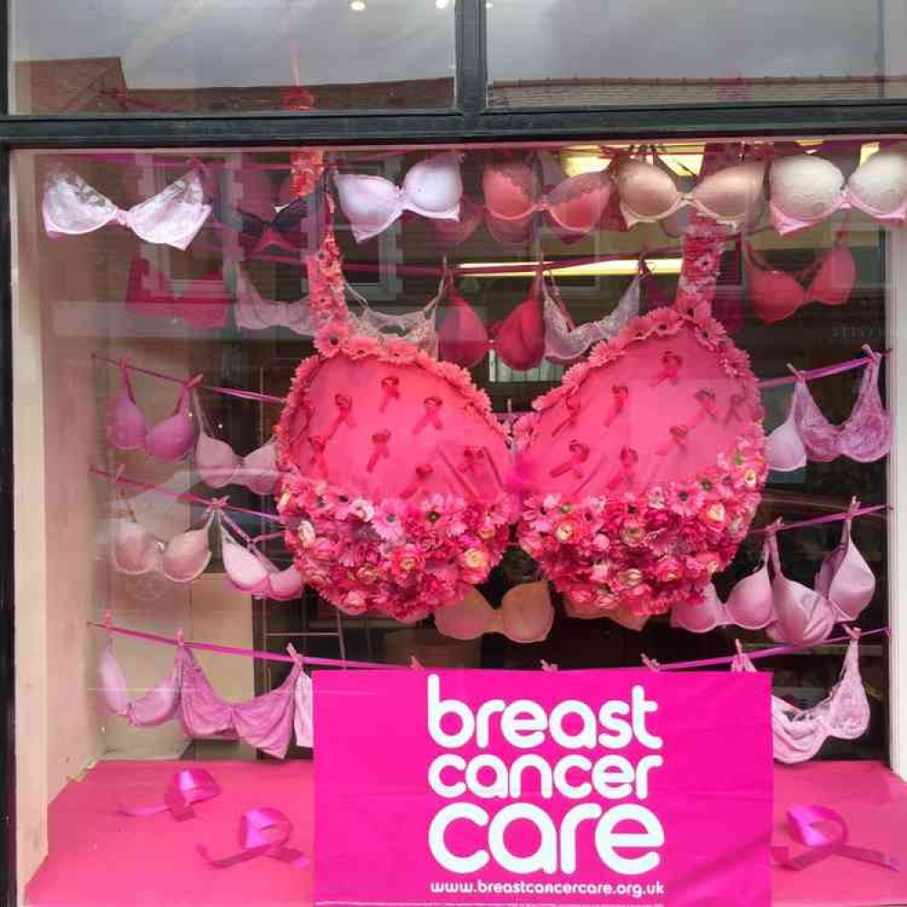 Donate your bra for cancer awareness. Riverwalk's 12th annual