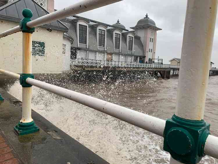 Photo of the Pier 15th February sent in by a reader