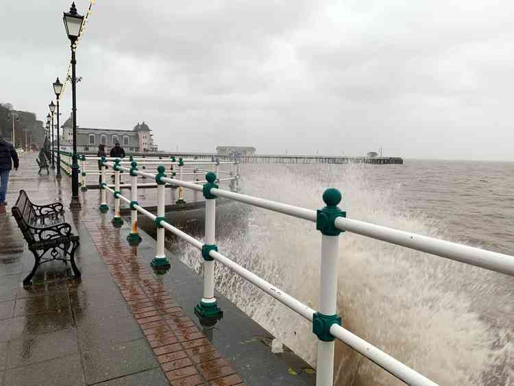 Photo of the Pier 15th February sent in by a reader