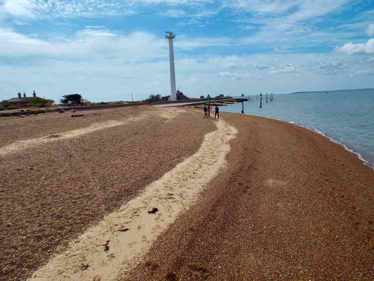 Landguard beach