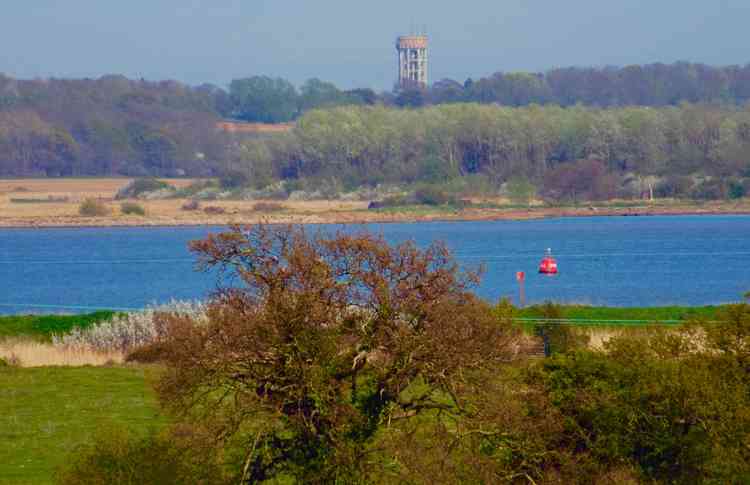 Shotley looking from Trimley