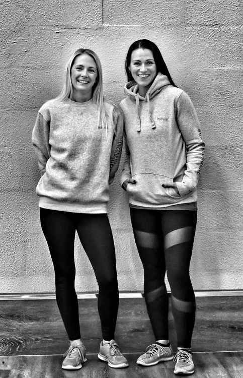 Kath Adams (left) and Rae Carpenter of Live Fit Wales