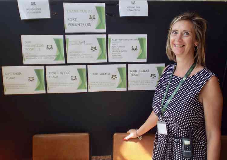 Landguard Fort general manager Nicola Barker makes plea for more volunteers