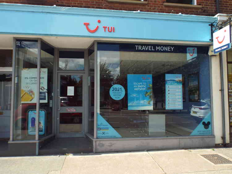 Travel agent closed