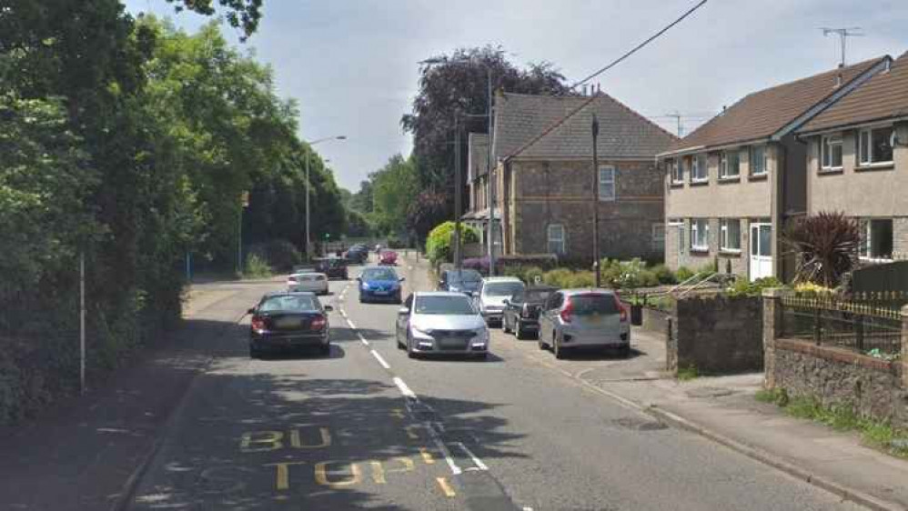 The A4055 through Dinas Powys is a busy route between Cardiff and Barry