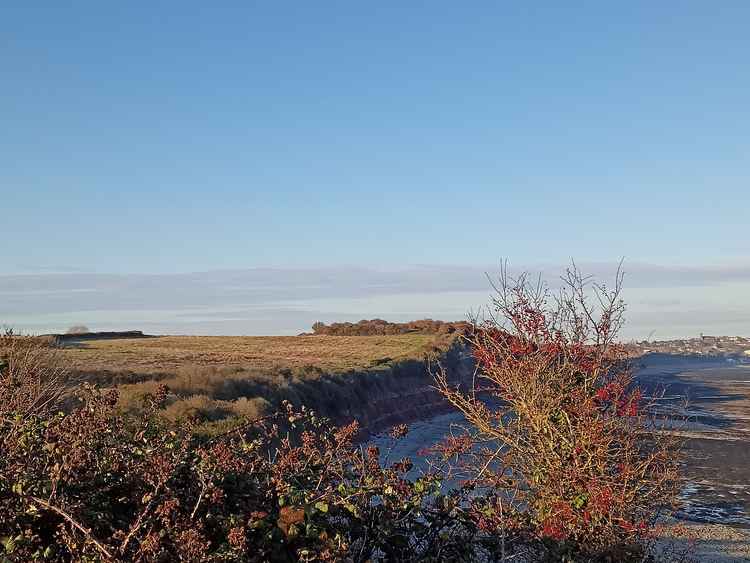 The Welsh Coastal Path view of the site