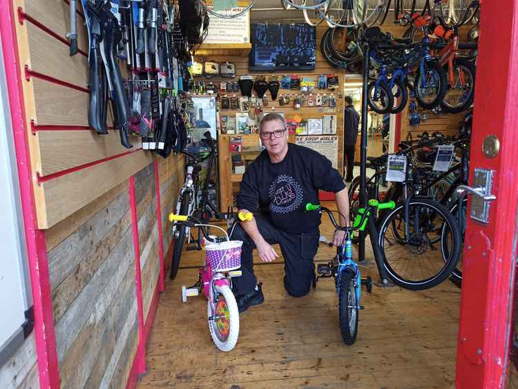 Karey Sharp, the owner of The Bike Shop on Glebe Street