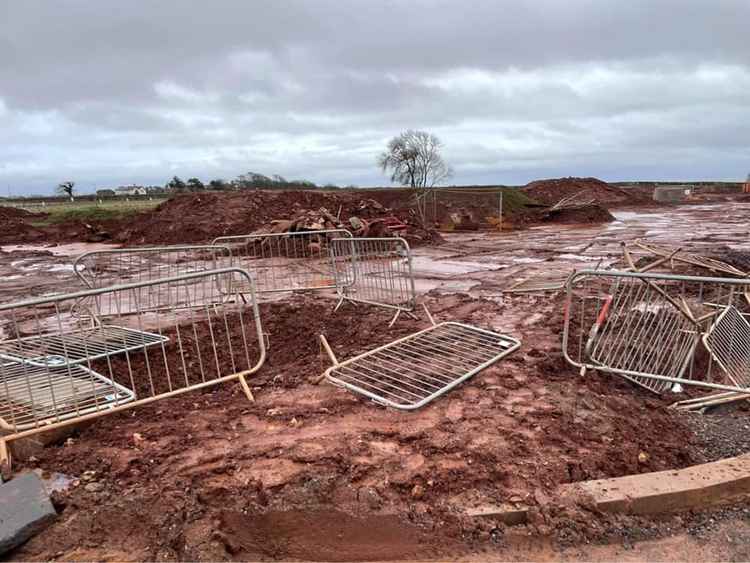 The Taylor Wimpey construction site