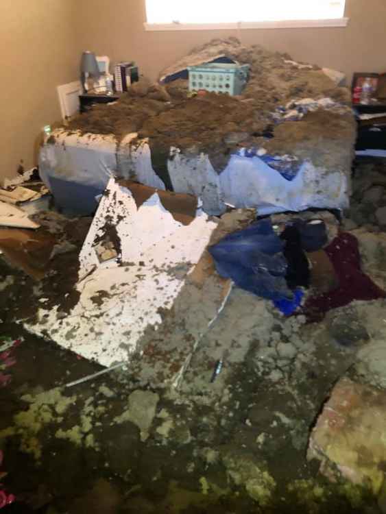 Texas has been shown to be infrastructurally unprepared for the winter storm. Geoffrey and Annette's grandson's ceiling collapsed after the pipes froze and burst.