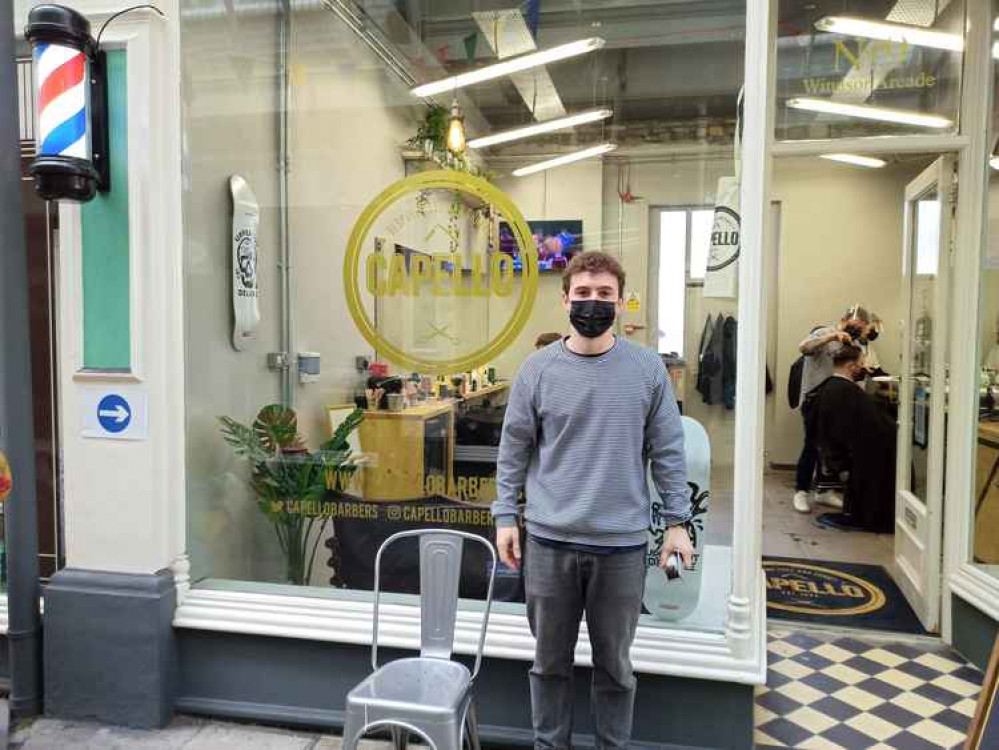 Capello Barber's Alessandro Calliva