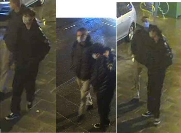 SWP last month released this image asking to speak to these men in connection with the Holton Road incident.