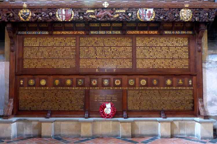 The Roll of Honour after restoration