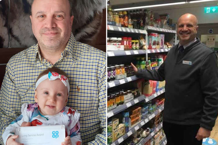 Penarth Co-op store manager Gary Stent