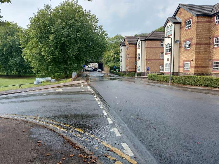 Here on Andrew Road, blocked drains appear to have been cleared to allow the water to flow away