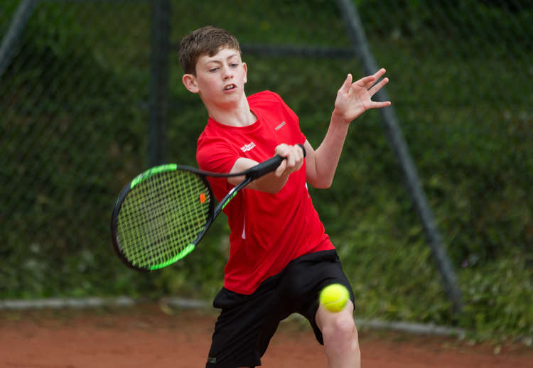 12 year old Evan Lendum from Penarth, is representing Wales in the Lawn Tennis Association's junior Home Nations Tennis Championships