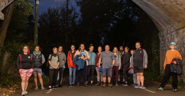 Penarth Dawnstalkers walked 5k on Saturday to raise money for Samaritans (Image by Aaron Jones)