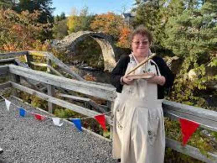 Lisa Williams, pictured last year in Carrbridge, was runner up in this year's Golden Spurtle