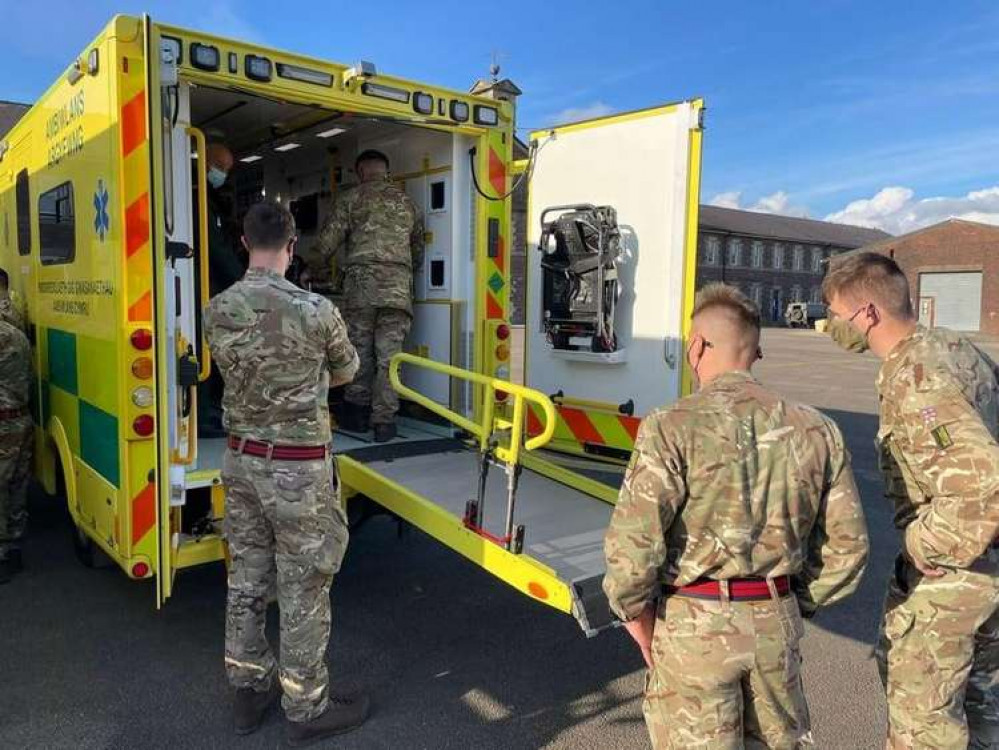 The military will support the Welsh Ambulance Service from tomorrow in Penarth and the rest of Wales