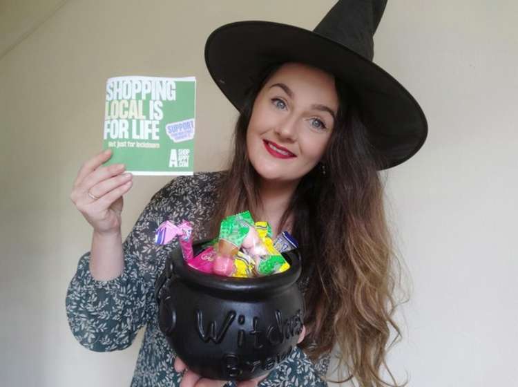 - ShopAppy.com Sophie Manser dons a spooky costume to celebrate the Penarth Halloween trail