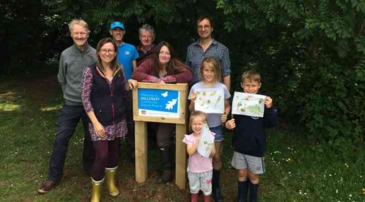 Hillcrest Community Nature Reserve. Picture courtesy of EDDC.