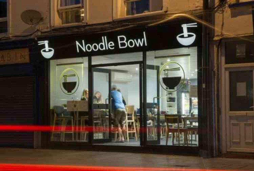 The Noodle Bowl, situated on the Parade in Exmouth.