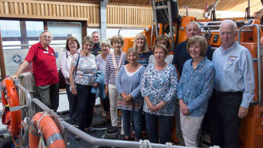 Exeter Tangent Club visits Exmouth Lifeboat Station