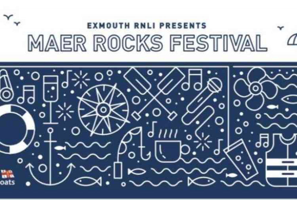 Maer Rocks Festival, organised by Exmouth RNLI, is due to take place on Saturday, August 17.