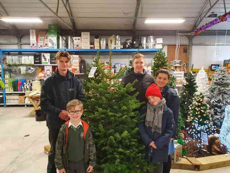 (L to R) Kings Garden & Leisure's Jack Murdoch, Leo, George Cartwright and Charlie.