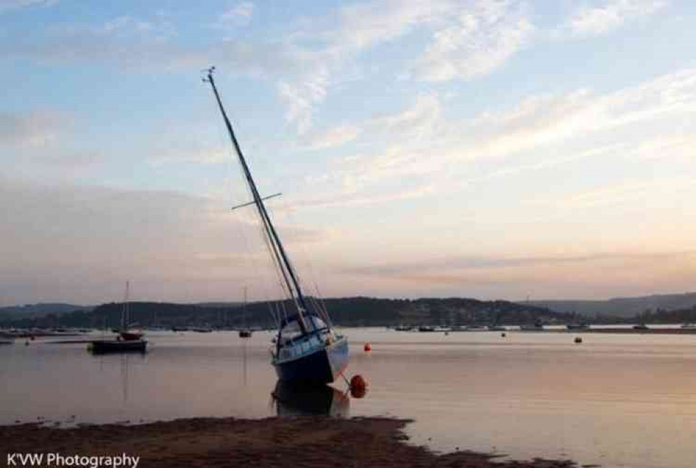 This beautiful picture of the Exe Estuary from Exmouth was taken by K'VW Photography.