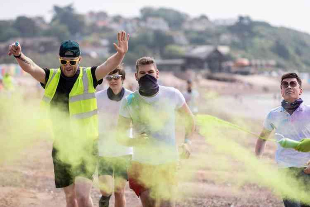 Exmouth Colour Bomb 2019. Picture courtesy of Rob Coombe and PD Freeman.