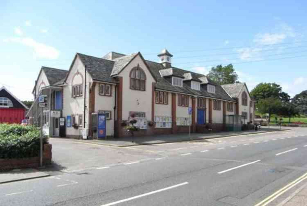 The Public Hall in Budleigh Salterton. Picture courtesy of Maurice D Budden.