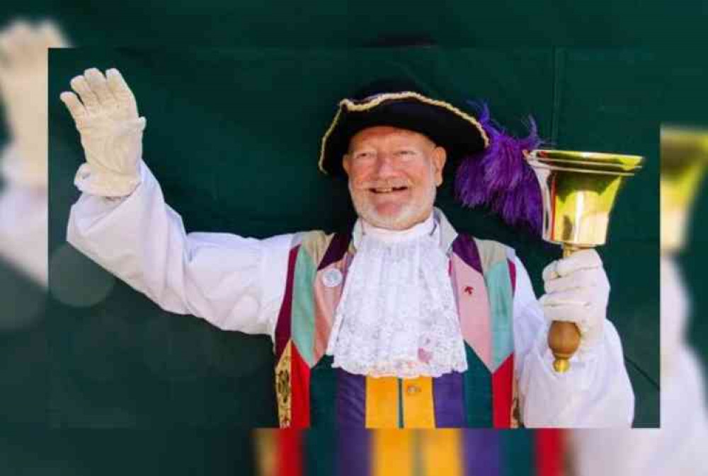 Exmouth Town Crier Roger Bourgein.