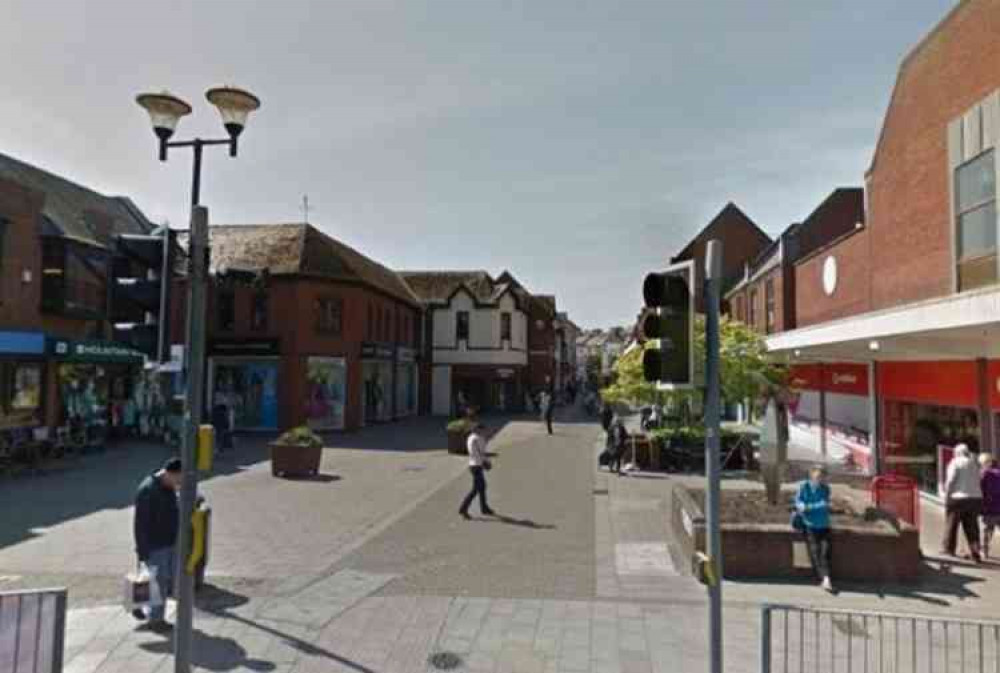 The Magnolia Centre, home of Exmouth's Costa Coffee. Image courtesy of Google.