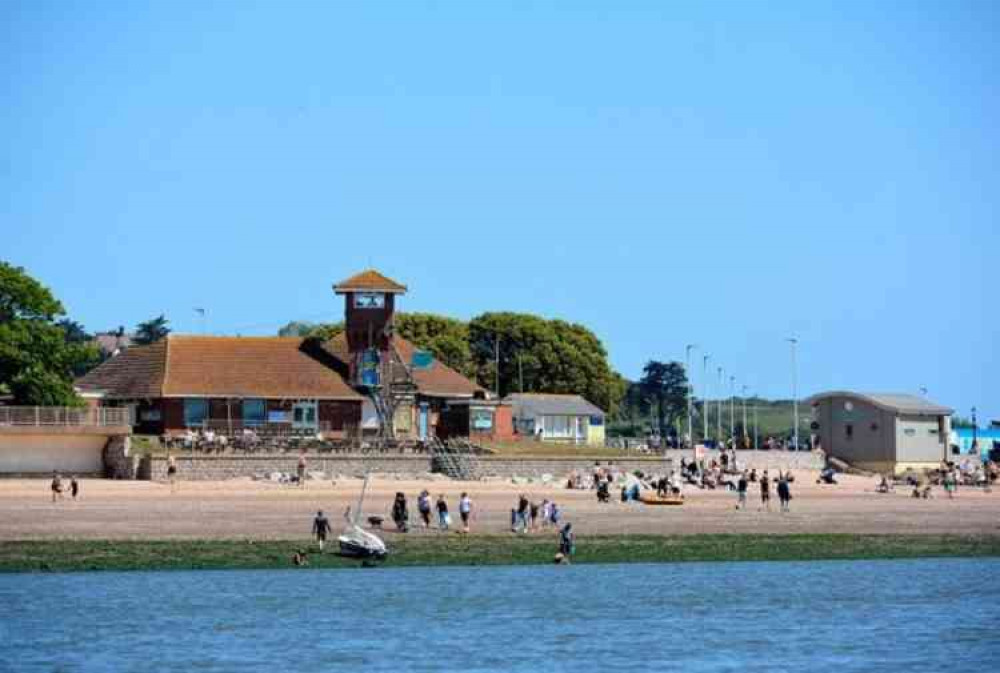 Exmouth NCI watchkeeper on single-person duty on Sunday, 24 May. Picture credit: Nigel Bovey