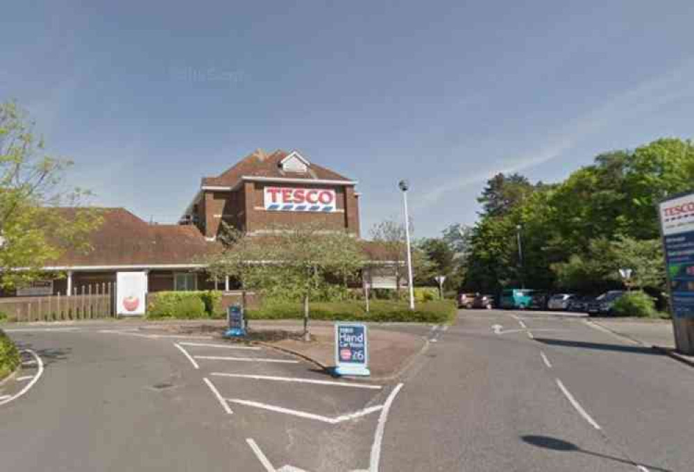 Exmouth's Tesco on Salterton Road. Image courtesy of Google.