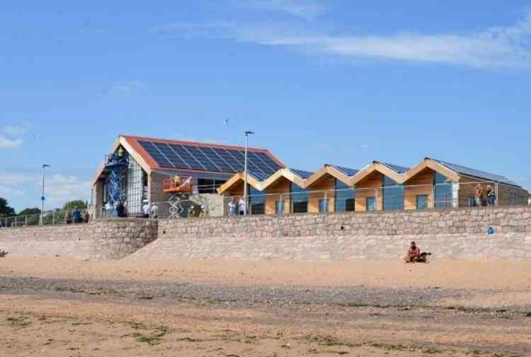 Artist impression of the glass canopy on the restaurant at the Exmouth watersports centre. Images courtesy of Grenadier.